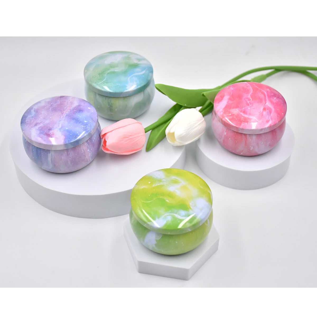 12pcs Candle Tins, 2.2oz Candle Containers For Making Candles, Bulk Candle Jars, DIY Candle Making Tins, For candle making