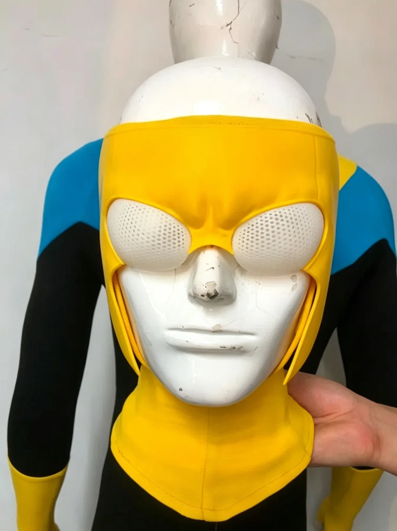 Unbesiegbare Maske Cosplay-Kostüm Verkleidung Mark Grayson Komplettset Halloween-Anzug