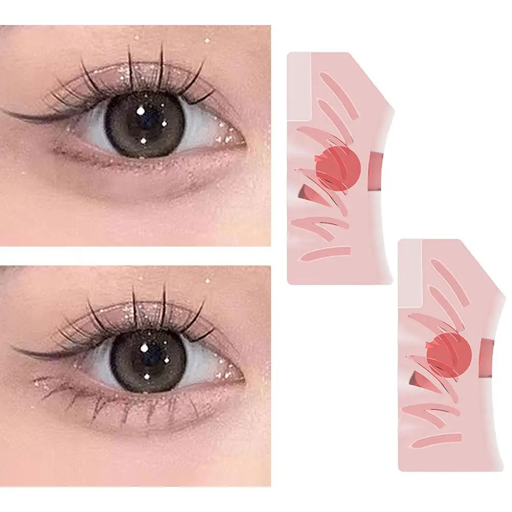 Siliconen Wimper Stempels Eye Make-Up Tool Diy Natuurlijke Simulatie Lagere Wimper Stempel Wimpers Extensions Goed Maken Voor Beginner F1m7