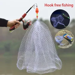 1pcs Multi Size Fishing Net Luminous Netting Trap Mesh Fishnet Tackle Design Copper Spring Shoal Cast Nets for Fishing Traps