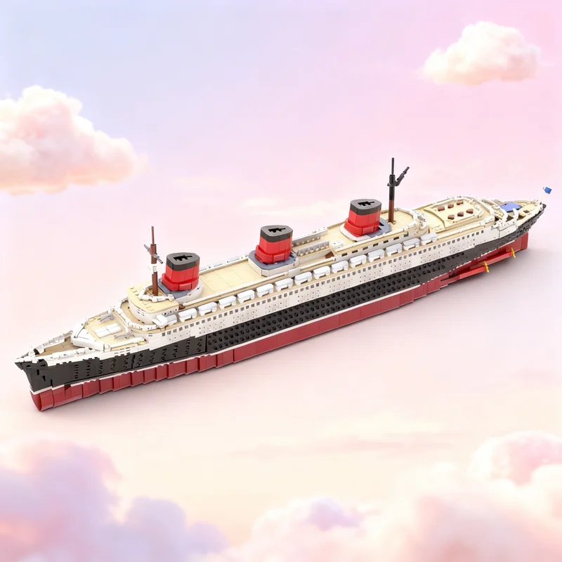 

3638pcs MOC SS Normandie Building Only Creator Expert Model Building Blocks Construction Christmas Gifts Toy Creative DIY Idea