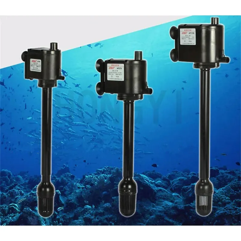 JEBO 1 piece aquarium mini multifunction water pump R362M R375M R119M air compressor+internal filter+water circulating 220-240V