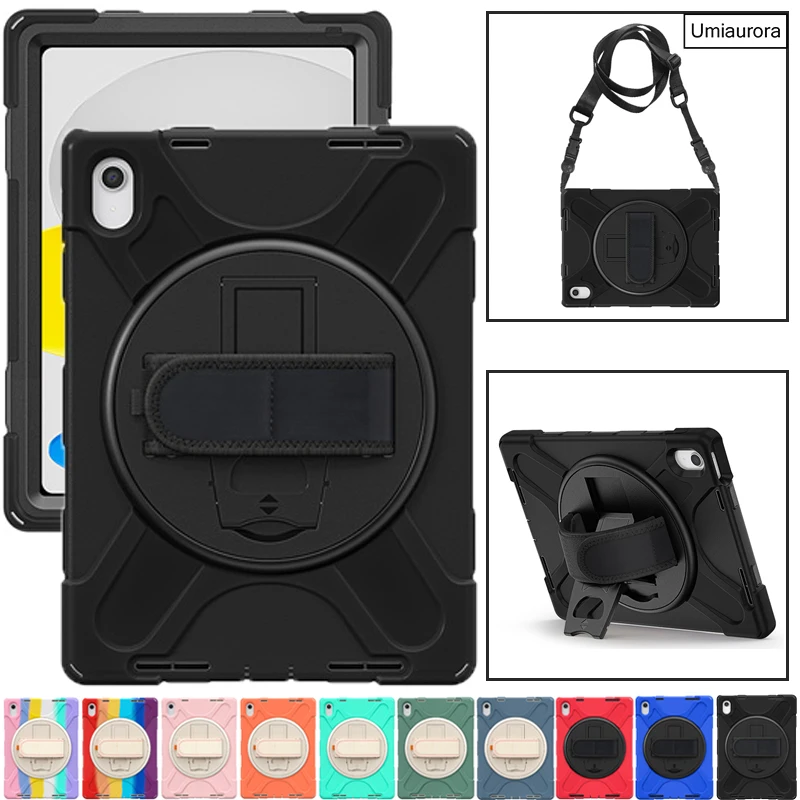 For IPad Mini 5 Air 3 2 9.7 7th 8th 9th 10.2 10th 10.9 11th Gen 11 inch A16 Heavy Duty Rugged Tablet Case Stand Shockproof Funda
