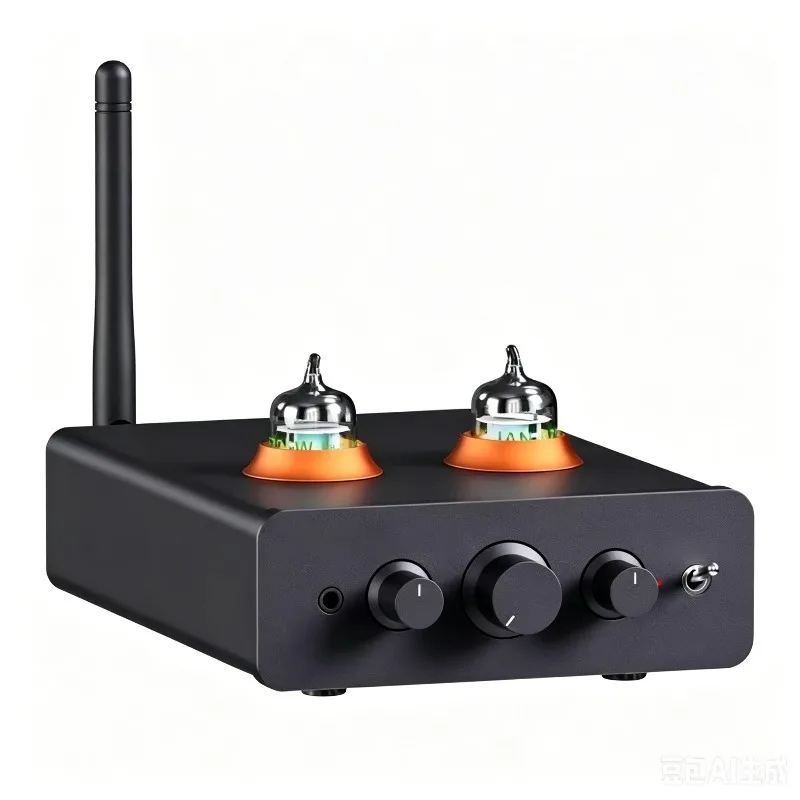 P3 Mini Tube Preamp with Bluetooth 5.1, for aptX HD, Hi-Fi Headphone Amplifier & Hi-Fi Preamplifier