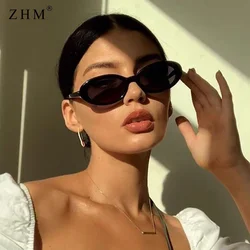 Fashion Sexy Small Oval Women's Sunglasses New Cat's Eyewear Leopard Brown Hot Sun Glasses Female Retro Colorful Shade Eyeglass