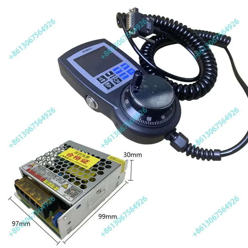 NVEM V5 Mach3 Ethernet control Card 300khz Cnc Router 3/4/5/6 Axis Motion Control Card Digital Display Hand Wheel 75w24