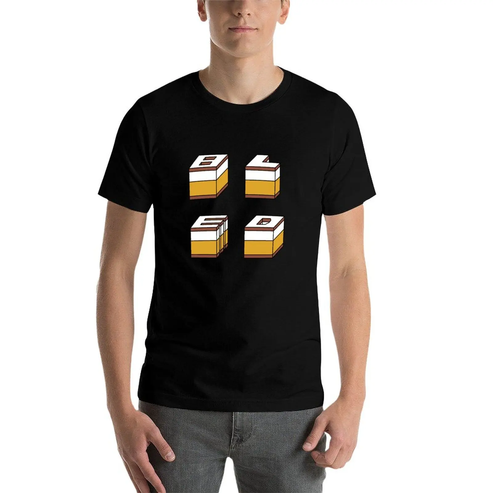 Camiseta gráfica masculina de algodão, preto, uzumaki, bolo, top diferente, mais tamanhos, grande e alto