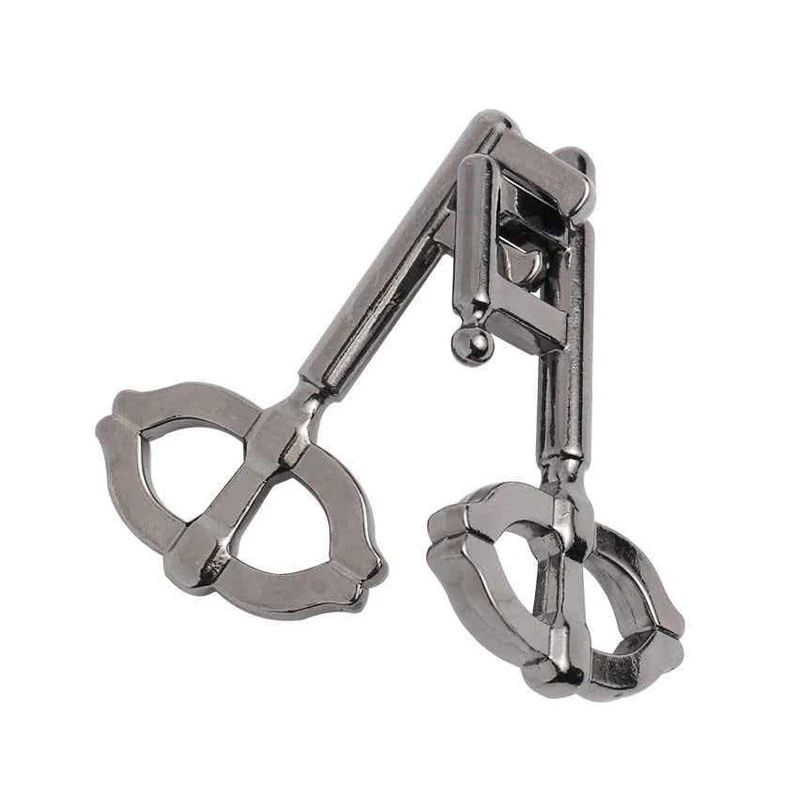 

Классическая металлическая головоломка-антистресс для взрослых, подростков, детей, мальчиков и девочек – увлекательная, сложная, логическая развивающая игра, отличный подарок