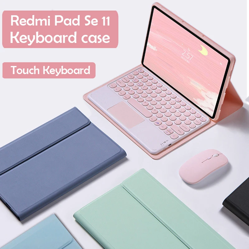 

Redmi Pad Pro 5G 12.1inch Keyboard Case for Xiaomi pad se Bluetooth Keyboard case with keyboard