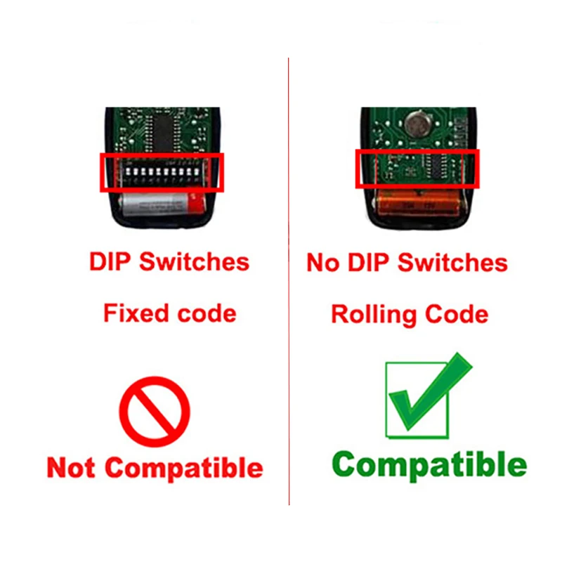 NICE FLOR-S FLO2RS FLO4RS ​FLO1RS ERA FLOR FLO2RE FLO4RE FLO1RE Garage Door Remote Control Gate Command Transmitter 433.92MHz