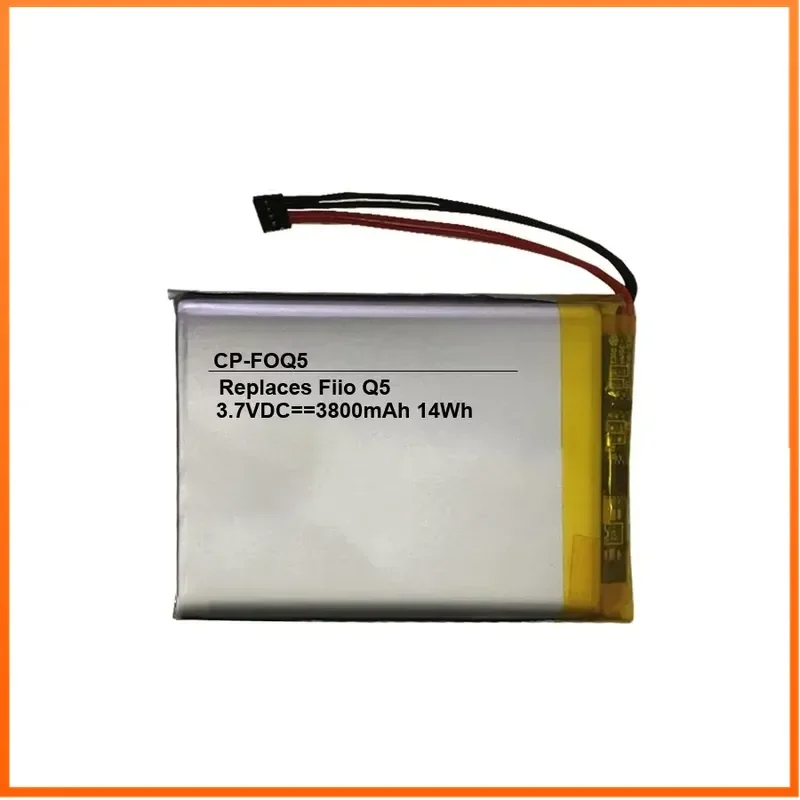 3.7V 3800mAh CP-FOQ5 Rechargeable Li-Ion Battery for Fiio Q5 Music Player Replacement Batteries Accessories