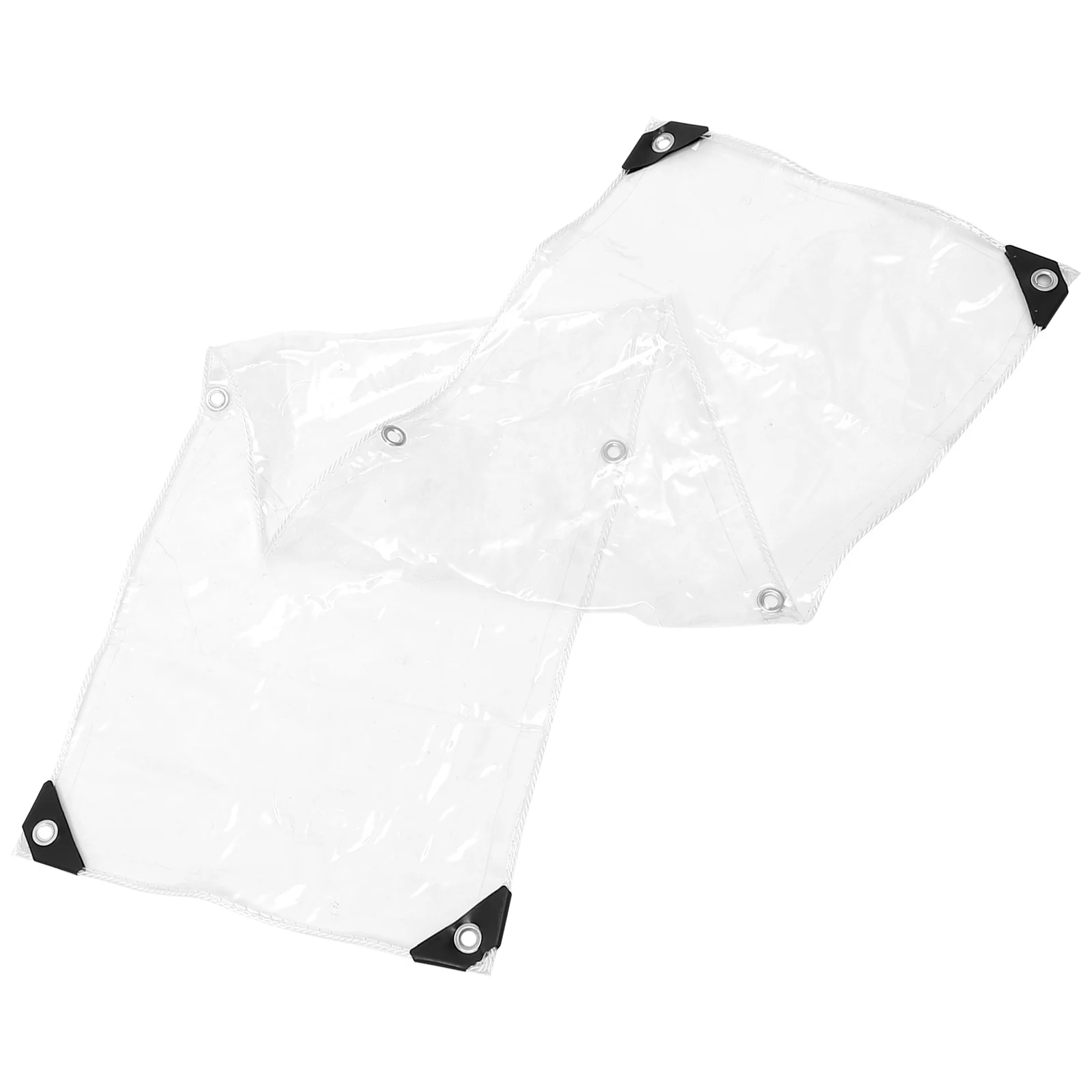 1 set Folding Sun Shelter Tent Clear Waterproof Tarp For Outdoor Camping Garden Windproof Rain Protection Portable Transparent