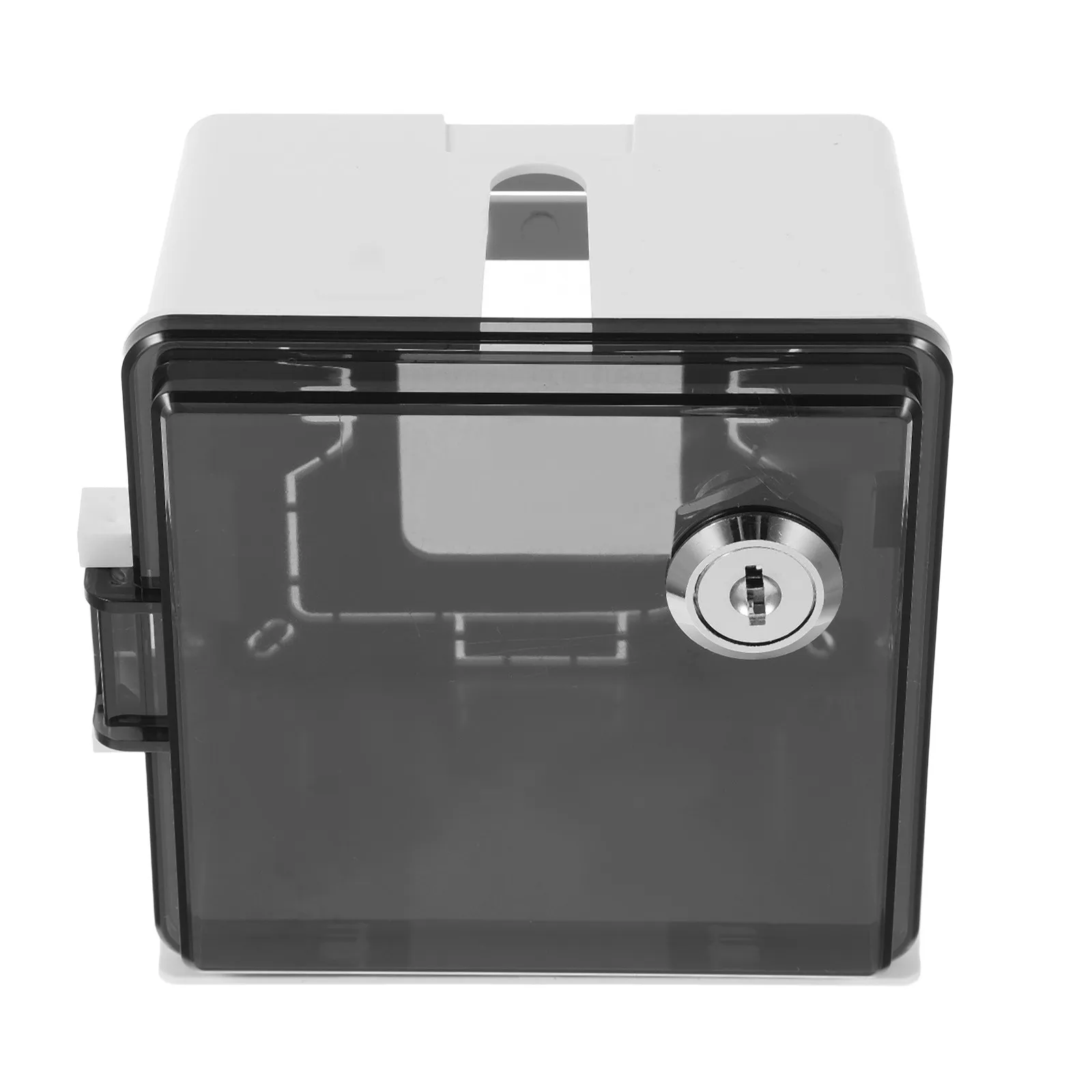 Lockable Waterproof Outlet Outdoor Electrical Receptacle Protector Weatherproof Socket Cover for Patio Garden Wall