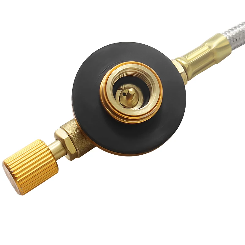 Outdoor Camping Gas Stove Extension Tube Gas Fuel Valve Connector for Camping Cooking Picnic Camping Equipment Accessories