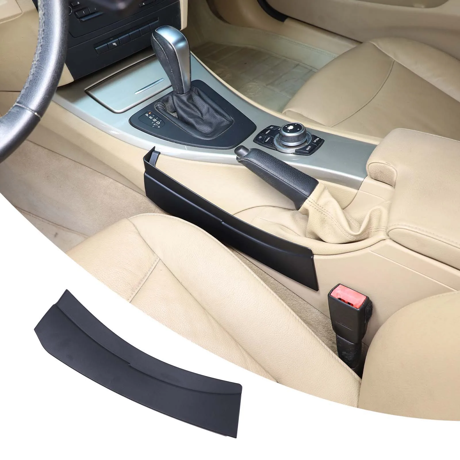 

Для BMW 3 серии 2005-2012 E90/E92, ящик для хранения ручного тормоза, автомобильный ящик для хранения ручного тормоза, аксессуары для хранения автомобиля, ABS