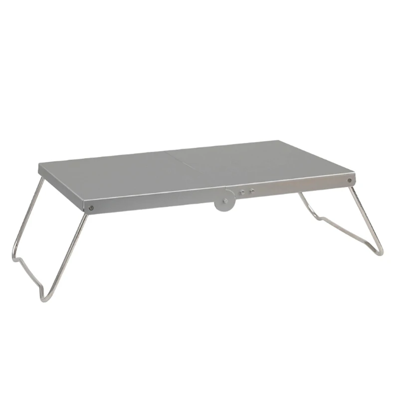 Outdoor Folding Table Portable Lightweight Desk Mini Aluminum Alloy Camping Table for Traveling, Barbecue, Beachs