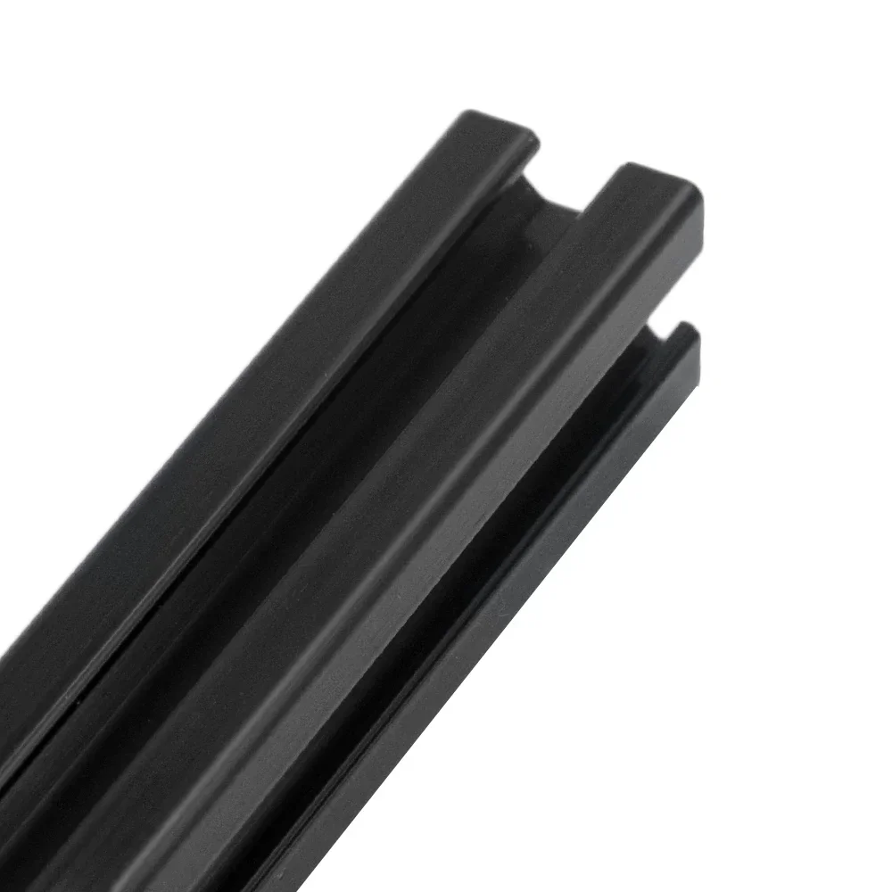 2PCS Black 2020 Aluminum Profile European Standard Linear Rail   Extrusion for DIY 3D Printer Workbench CNC 500mm