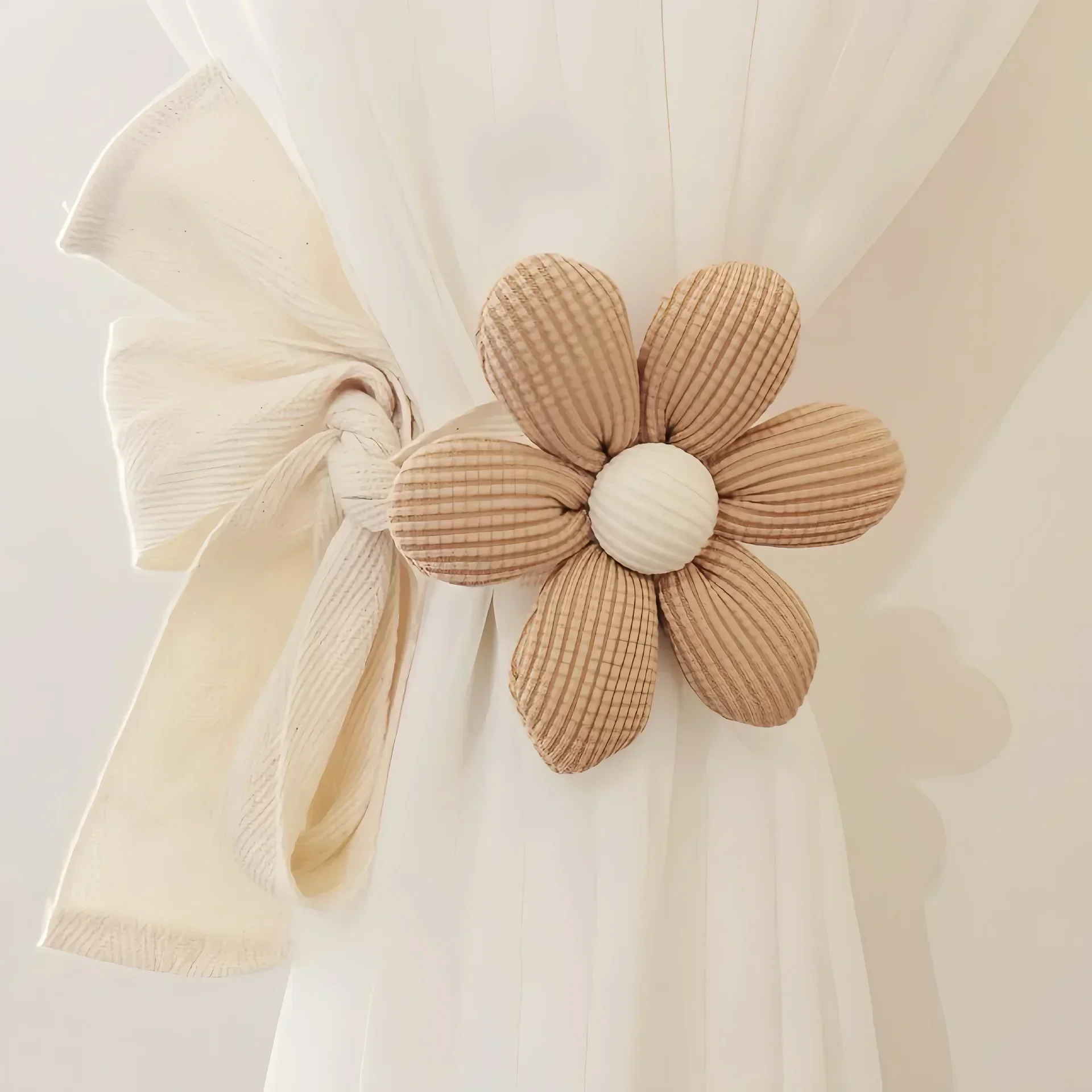 

Ins Flowers Curtains Holder Room Curtain Tieback Tie room Decor Buckle for Curtains Barra Cortinas Dormitorios Embrasse Rideau