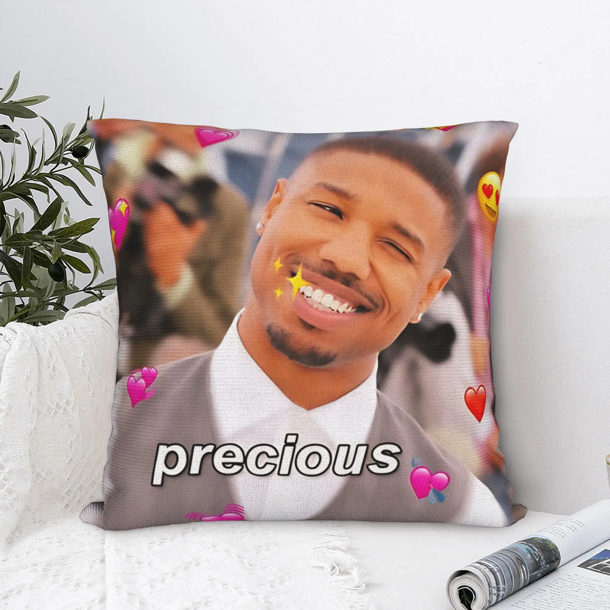 Michael B. Jordan Pillow Cover  Morden Pillow Case For Sofa Home Decor Graphic Pillowcases Gift