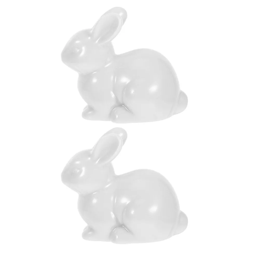 

2Pcs Creative Toilet Bolt Covers Ceramic Rabbit Decorative Caps Cute Bathroom Bolt Covers Decorative Toilet Screw Caps Universal