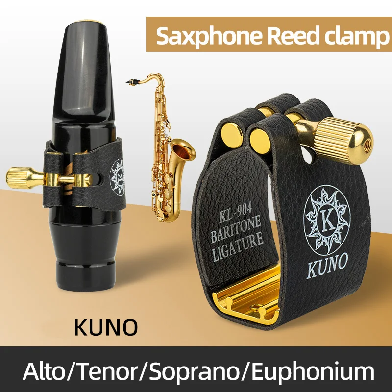 Kuno/Jiuye E-Flat Alto B-Flat Tenor Soprano Baritone Saxophone Mouthpiece Cap Clamp Cap