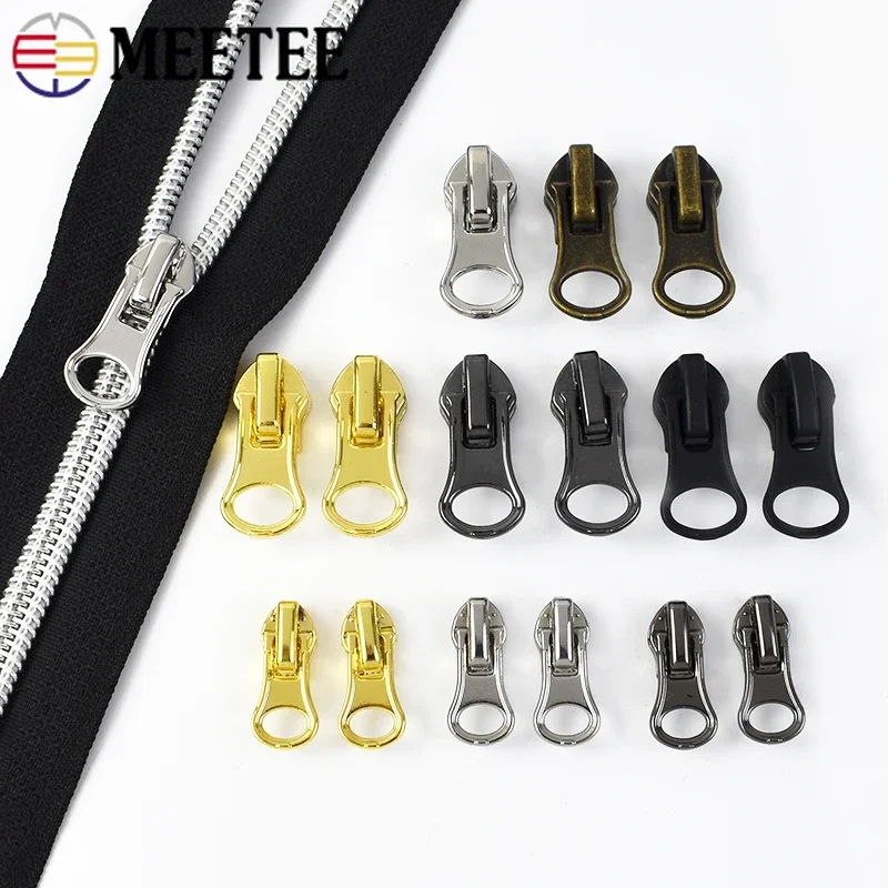 10/20pcs 3# 5# na zip posuvníku dřít pro plastový zipy oblečení dekorace zips hlava silon svitek zip spravit souprava DIY šicí příslušenství