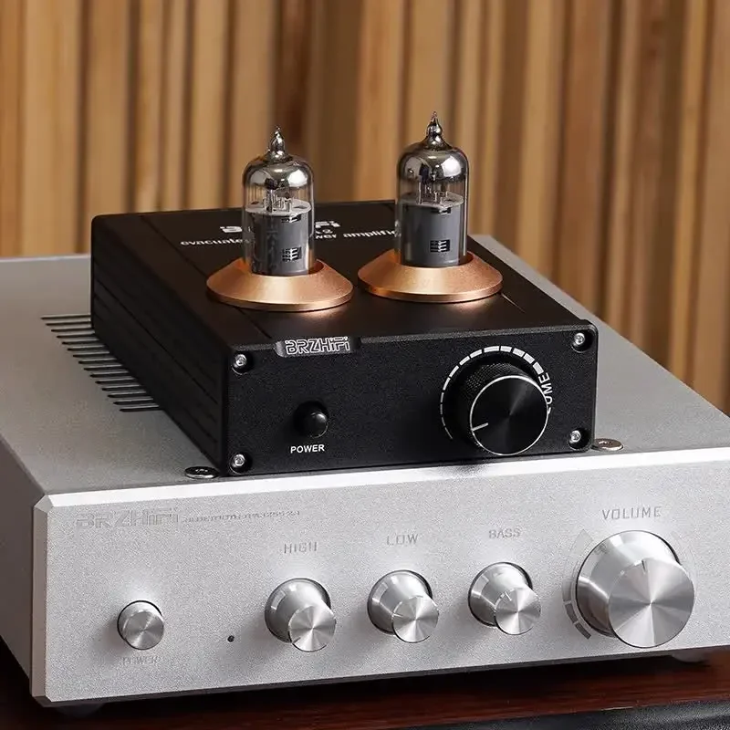 Stereo 6A2 Audio Pre-Amp Bile HiFi PreAMP 12V2A 6A2 Vacuum Tube PreAmplifier