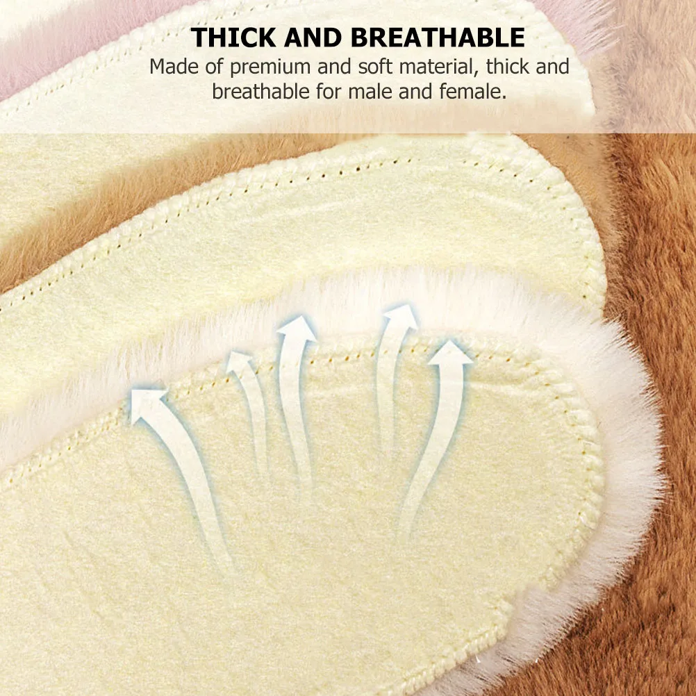 

Insoles Boot Warmer Inserts for Shoes Thermal Thicken Liners Women Faux Rabbit and Winter