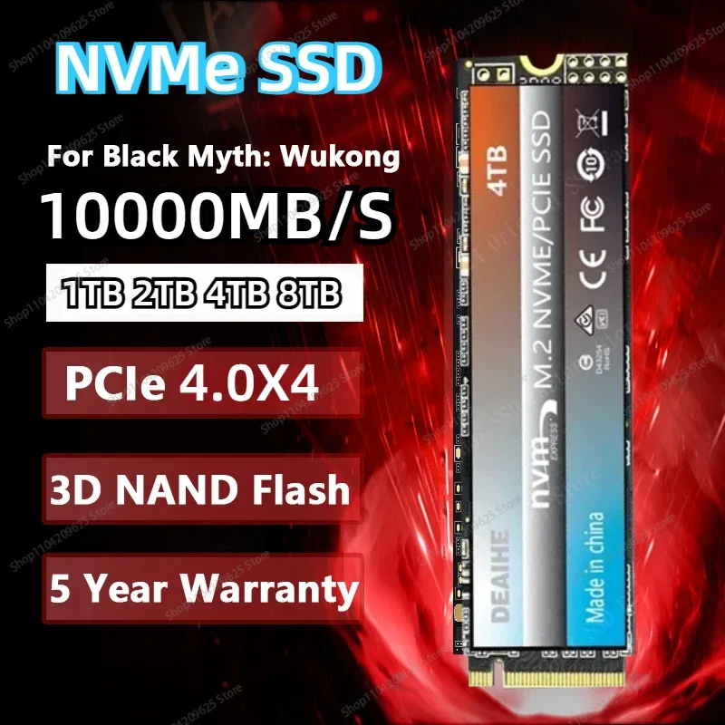 

NEW original M2 NVMe SSD 1TB 256GB Solid State Drive 512GB 128GB HD M.2 2280 PCIe Hard Disk 2TB 4TB For PC Laptop Desktop PS5