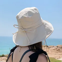 K165 Women's Bucket Hat Panama Fashion Sun Visor Breathable Fisherman Protection Hat Summer Hats Beach Sun Hats Breathable