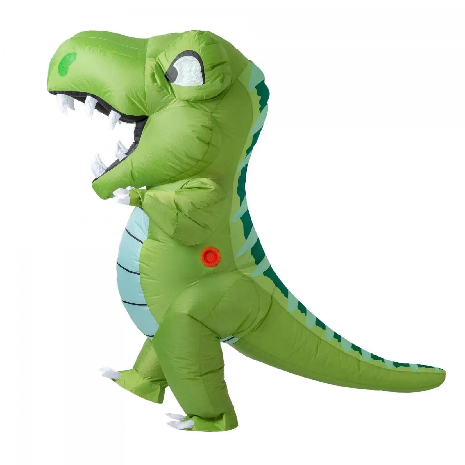 Disfraz de dinosaurio inflable para hombre y mujer, disfraz de t-rex para escenario, actuación, festivales, carnavales, fiesta temática, vacaciones