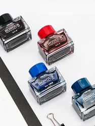 Deli S636 S635 Fountain Pen Ink 30ml 50ml Bottle Black Blue Pen Ink BlackBlue Red Ink Darkblue Ink Wholesale Ink Bottle