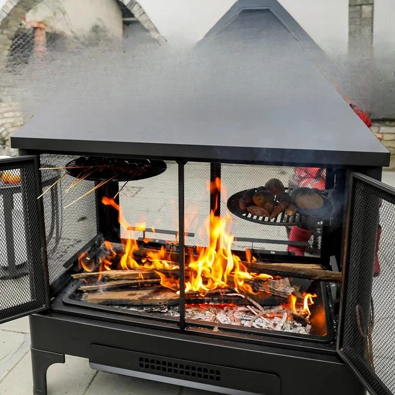 

Heating oven Outdoor barbecue grill Household large garden stove Firewood fire Bonfire