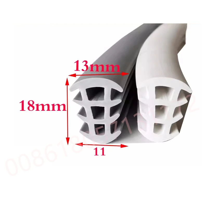 

Резиновая Т-образная полоса, уплотнительная лента для стекла, металла, дерева, солнечных панелей, дверей, окон, машин, уплотнения, 13x18 мм, белый, серый