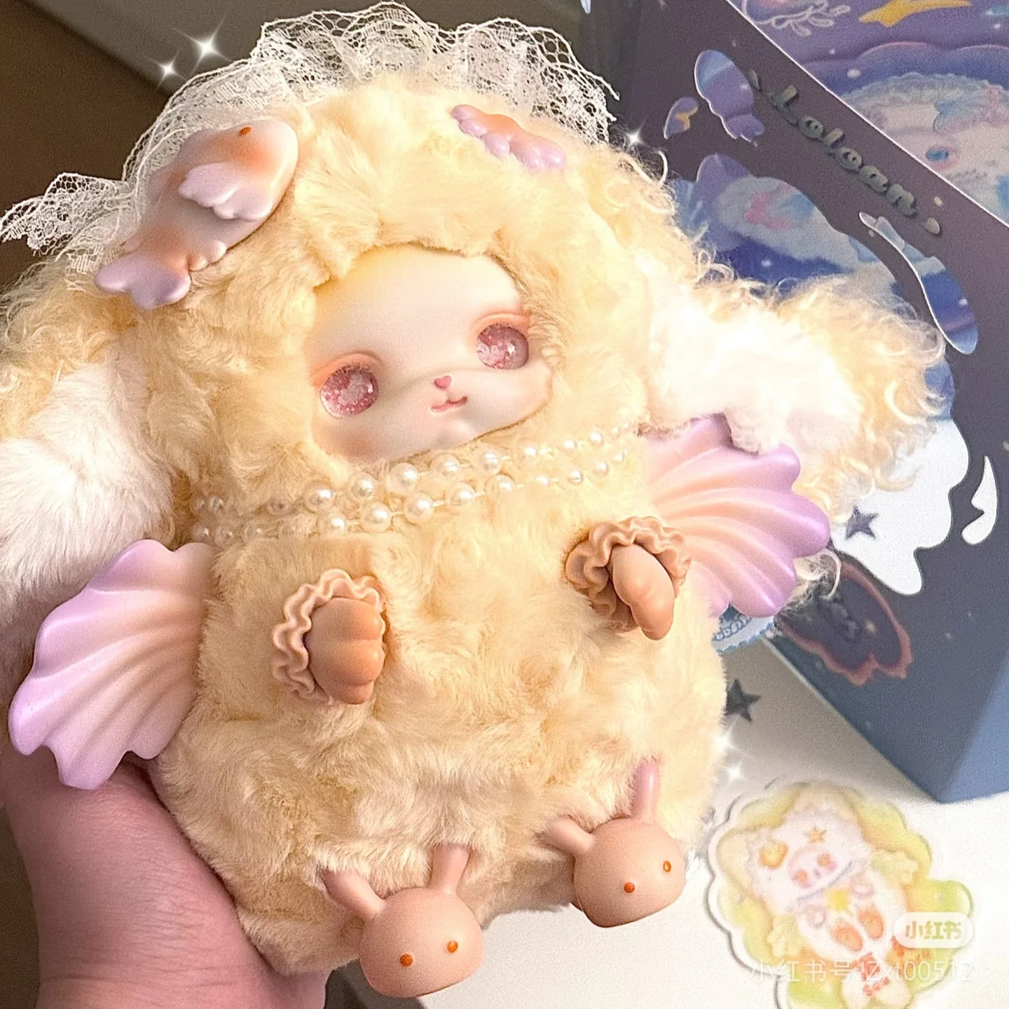 새로운 트렌디 플레이 블라인드 박스 인형 Loloan 오션 시리즈 수제 모델 데스크탑 장식 홈 액세서리 가방 펜던트 깜짝 선물