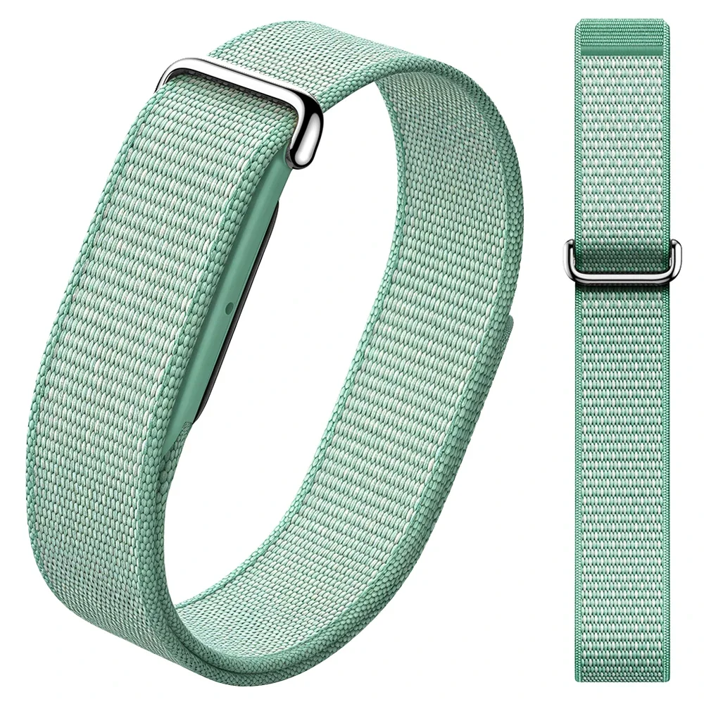 für Google Fitbit Air Silikon+Nylon-Schlaufenarmband für Fitbit Air Fitness Tracker 1:1 Original Sport-Uhrenarmband Armband-Zubehör – Detail 20