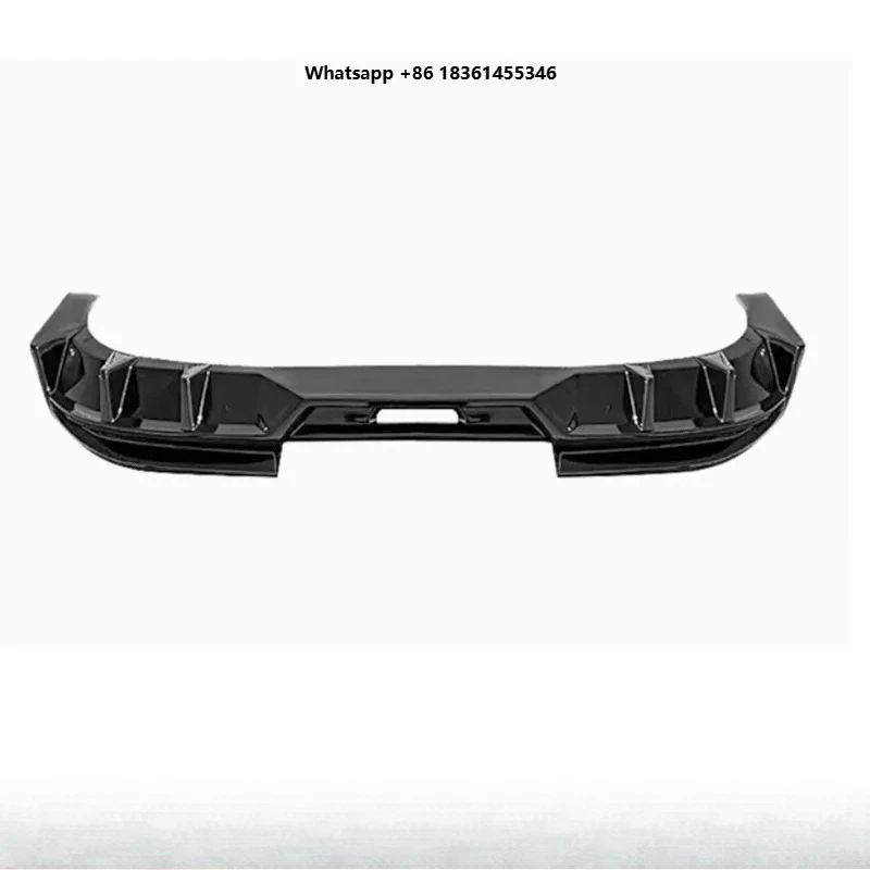 

For Front Lip Rear Lip Side Skirt 2020-2023 Exterior Surge Parts Gloss Black Modified Body Kit