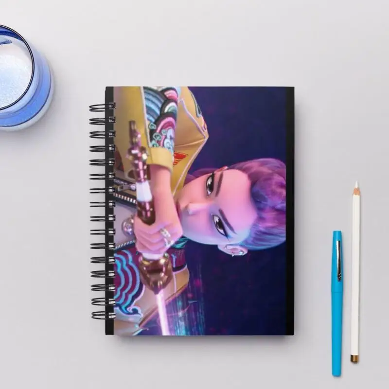 A6/50 Pagina Demon Hunters Anime Cartoon Kpop Coil Notebook Rumi Mira Zoey Verdikte Student Dagboek Hand Grootboek schoolbenodigdheden Gift