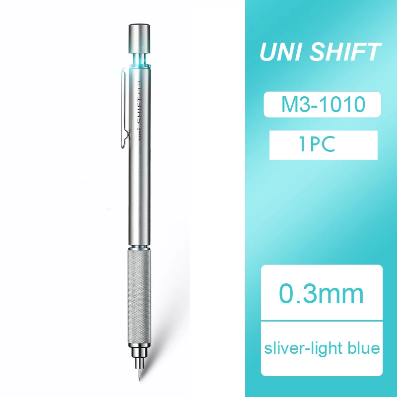Japan Uni Metall Druckbleistift Lapiceros 0,3/0,4/0,5/0,7/0,9 mm einziehbare Spitze Low Gravity Center Drawing Sketch Stationary