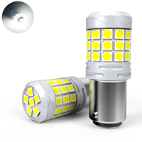 2Pcs BAY15D LED 12V 1157 P21/5W LED Canbus Error Free DRL Car Reverse Driving Light Parking Position Lamp Red 6000K White