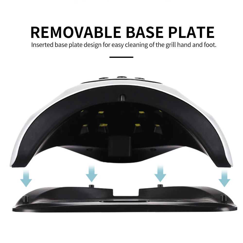 8T المهنية مسمار مصباح LED مانيكير الأشعة فوق البنفسجية مصباح المحمولة مسمار مجفف للأشعة فوق البنفسجية هلام 24 المصابيح هلام مسمار آلة الذكية الاستشعار USB التوصيل #3