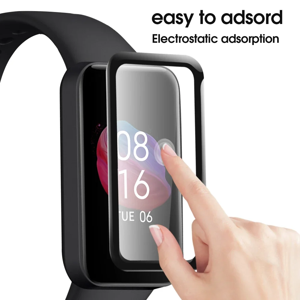 1-5PC 9D Curved Screen Soft Glass For Xiaomi Redmi Smart Band Pro Protector Glass Redme Smart BandPro Smart Wristband Strap Film