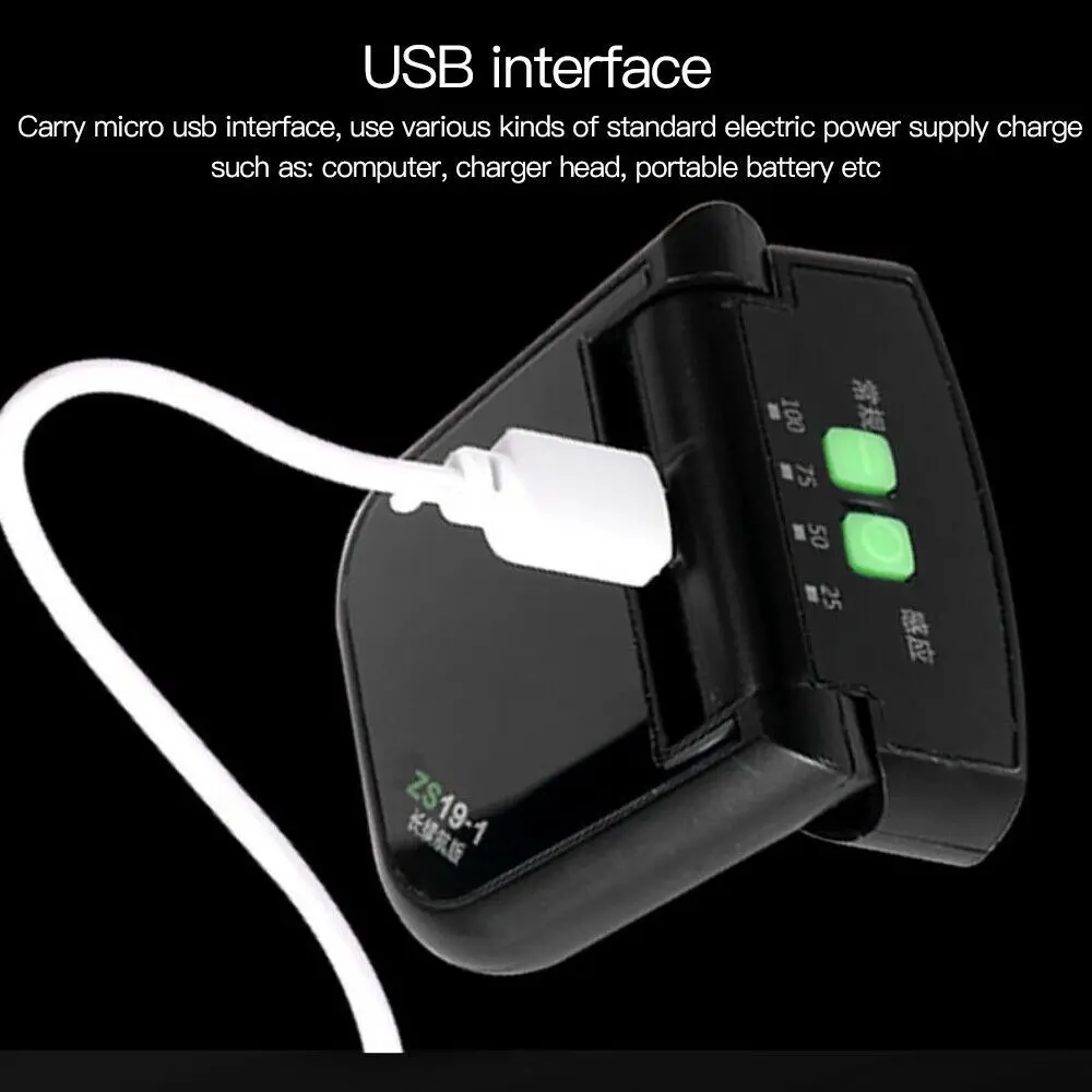 

1 Pc 6 Led for Men Women Waterproof IP64 Rechargeable Power LED Hat Light Clip On Hat Sensor Power On Off Headlamp Flashlight