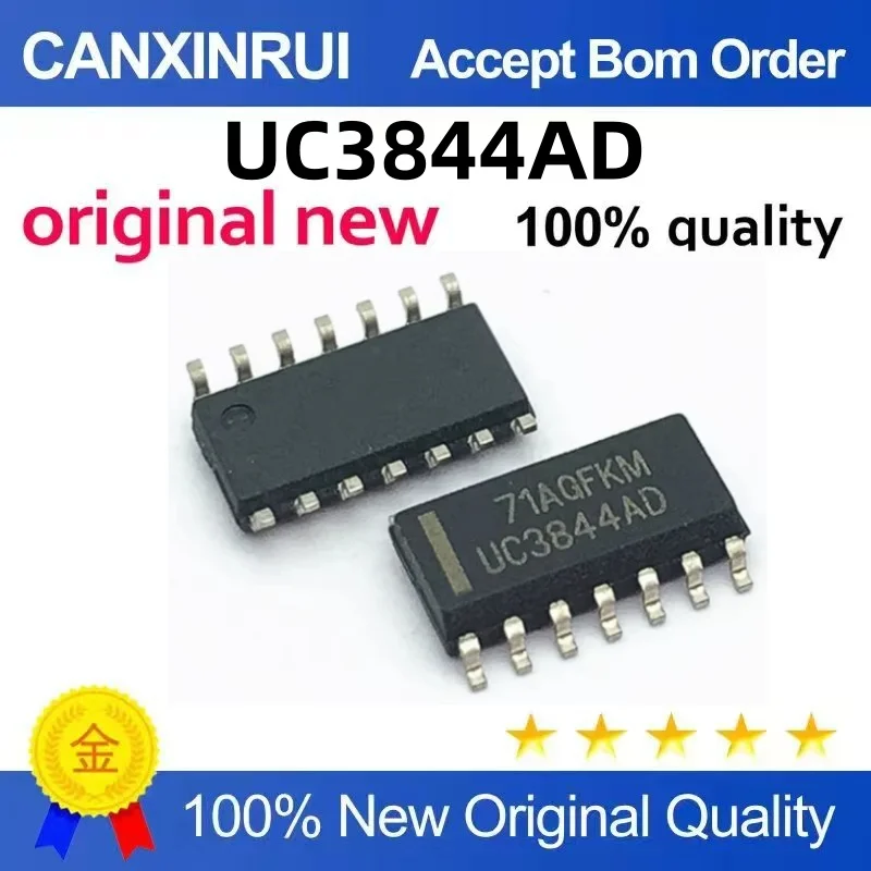 (10-300 piezas) Nuevo en stock UC3844AD SOP-14 UC3844AD comercio por uno, se puede comprar directamente.