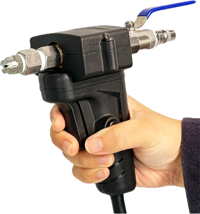 Polyurethane Foam Spray Gun AB Two-component High Pressure Coating Spray Gun Kit polyurethane or polyurea Sprayer(2L/Min, 10000p