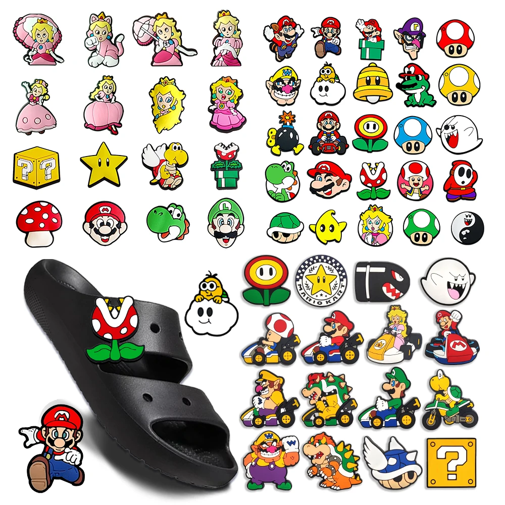 

5-200pcs MINISO Jumping Hero Adventure Shoe Charms MIX DIY Craft Accessories for Cool girl handsome guy&kids Gifts & Xmas Favor