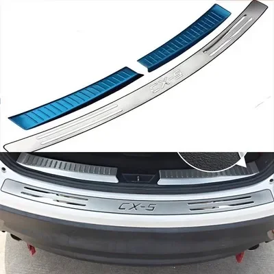 

For Mazda CX-5 2013-2015 stainless steel Trunk threshold guard plate anti-scratch protection car accessories