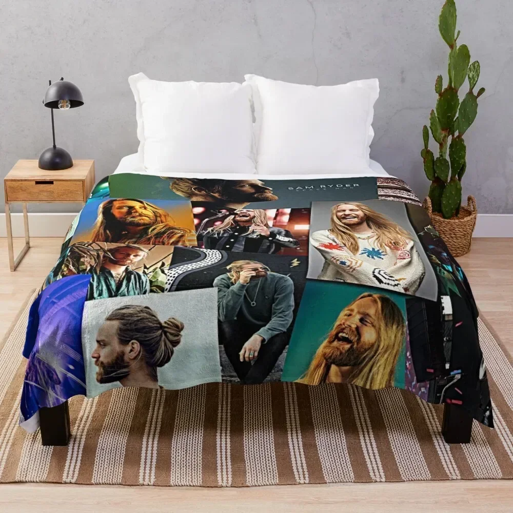 

sam ryder Throw Blanket Plush Fuzzy Cozy Blanket for Couch Sofa