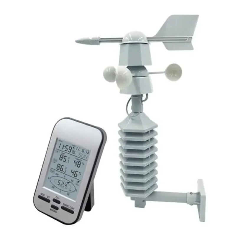 Professional weather station large screen display indoor and outdoor temperature and humidity measuring instrument WS0232