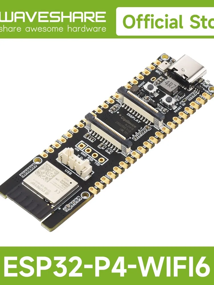 Płytka rozwojowa Waveshare ESP32-P4, wysokowydajna płytka rozwojowa oparta na ESP32-P4 i ESP32-C6, obsługująca WiFi 6 BLE 5 — zdjęcie produktu 7